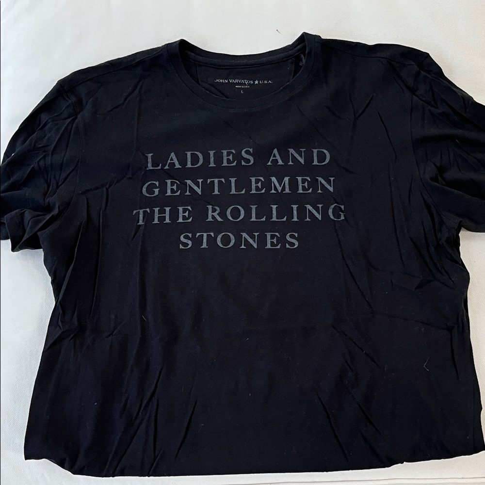 John Varvatos Black Graphic Tee